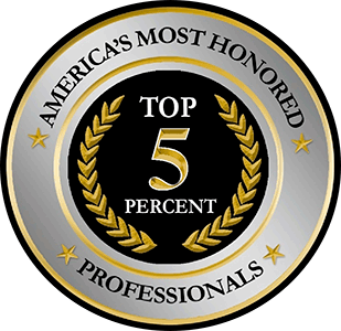American's Most Honored Professionals Top 5%