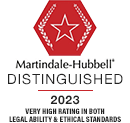 Martindale-Hubbell Distinguished Rated 2023