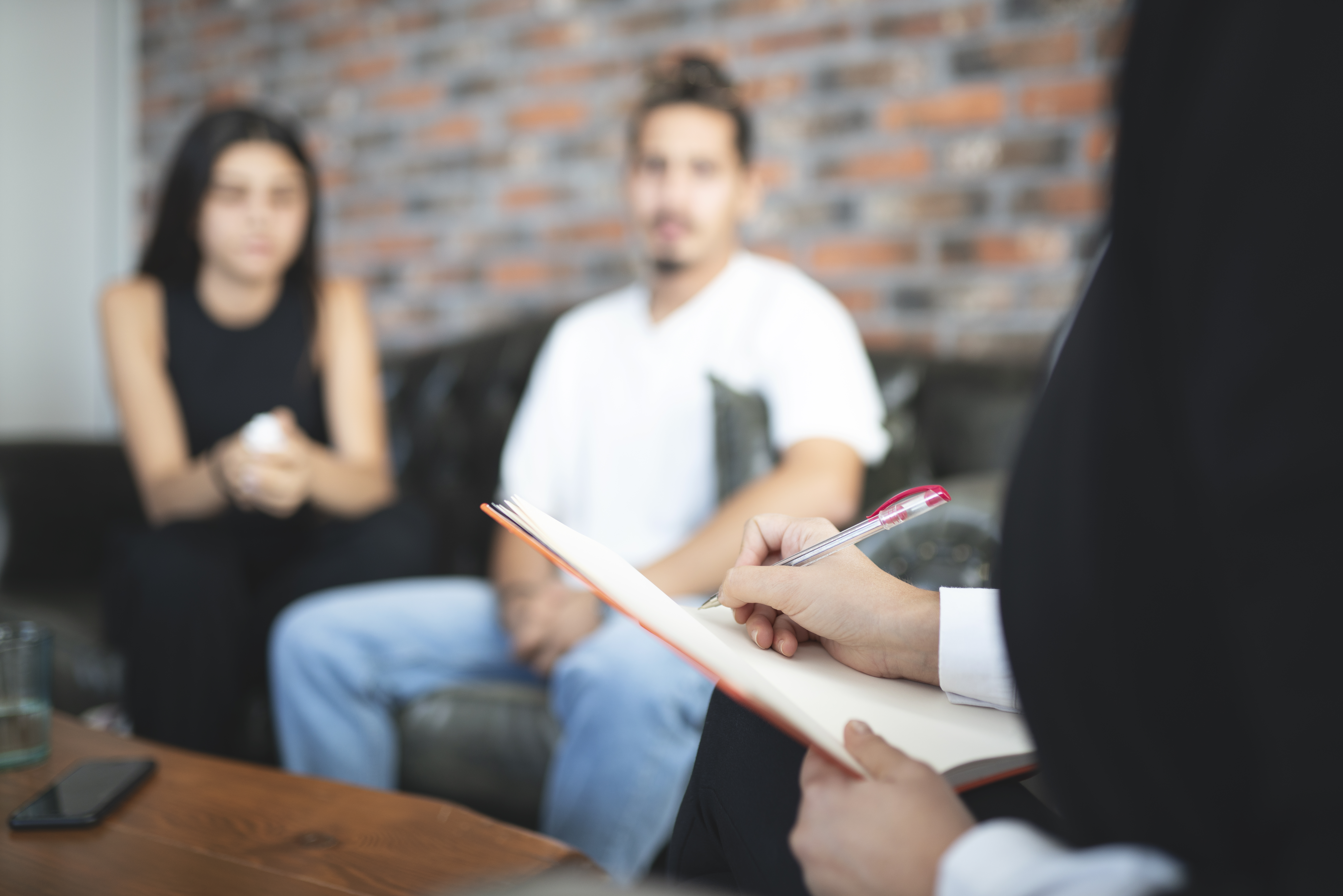 millennials meeting with divorce attorney